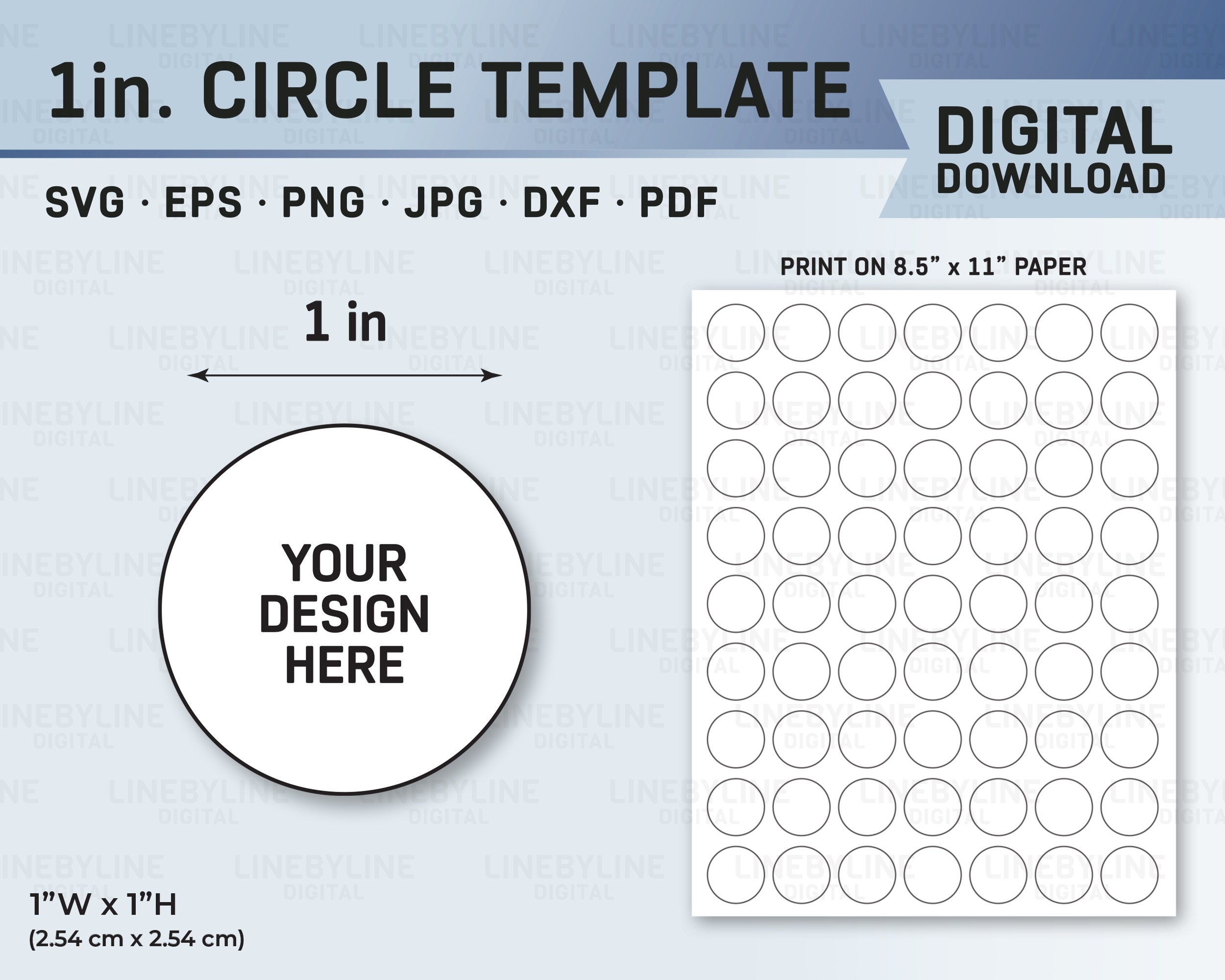 1 Inch Circle Images Printable