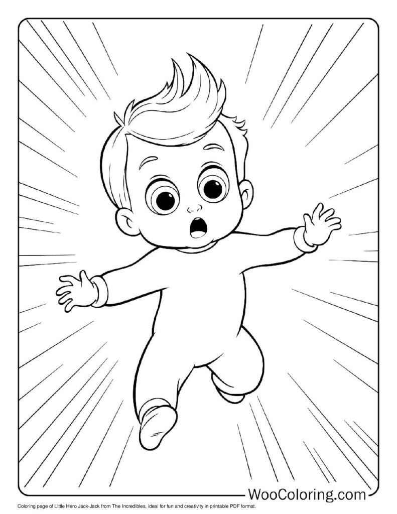 100 Incredibles Coloring Pages Free PDF To Print Woo Coloring