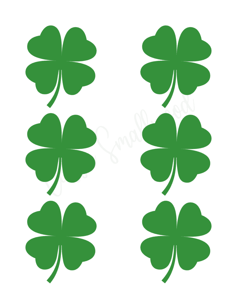 4 Leaf Clover Printable Image