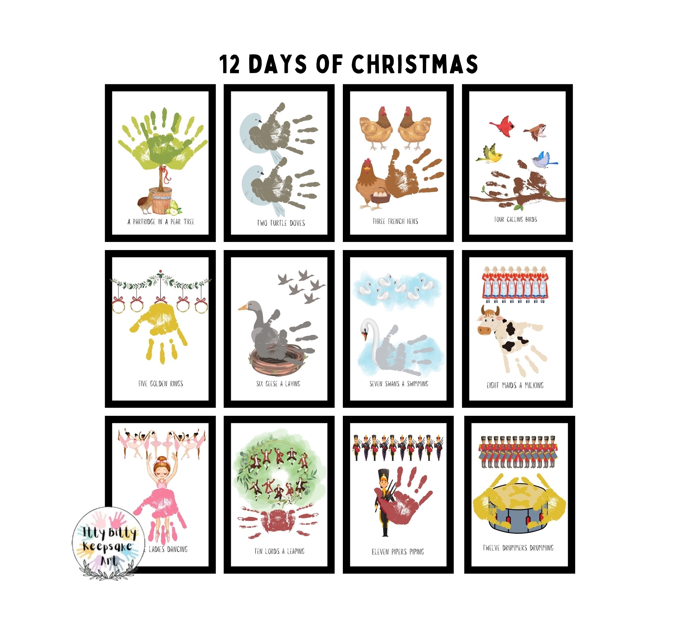 12 Days Of Christmas Images Printable