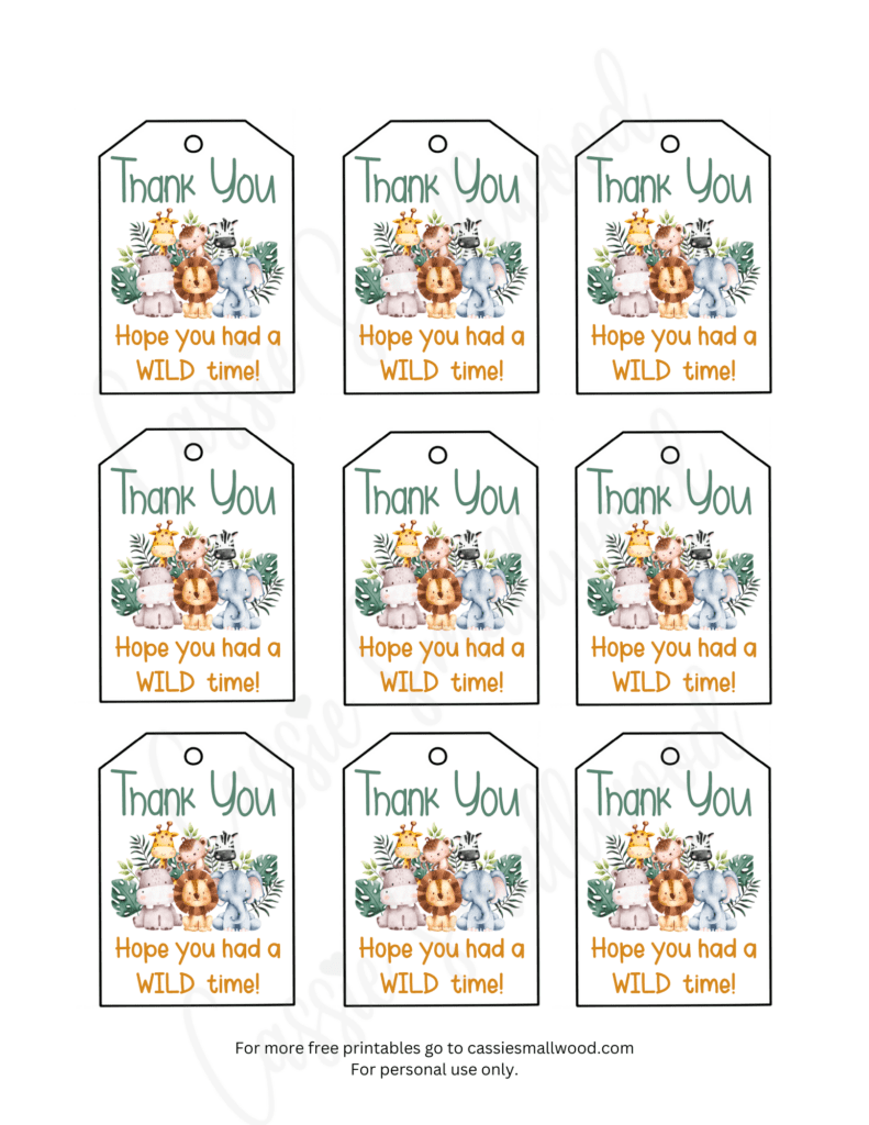 Free Printable Bird Thank You Image