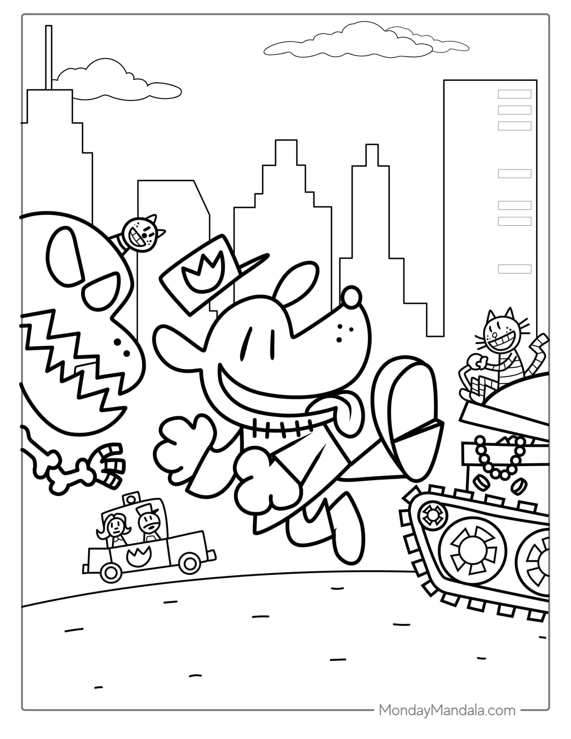 Dog Man Printable Images