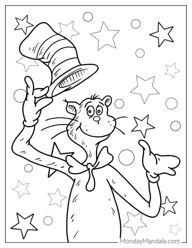 Cat In The Hat Printable Images