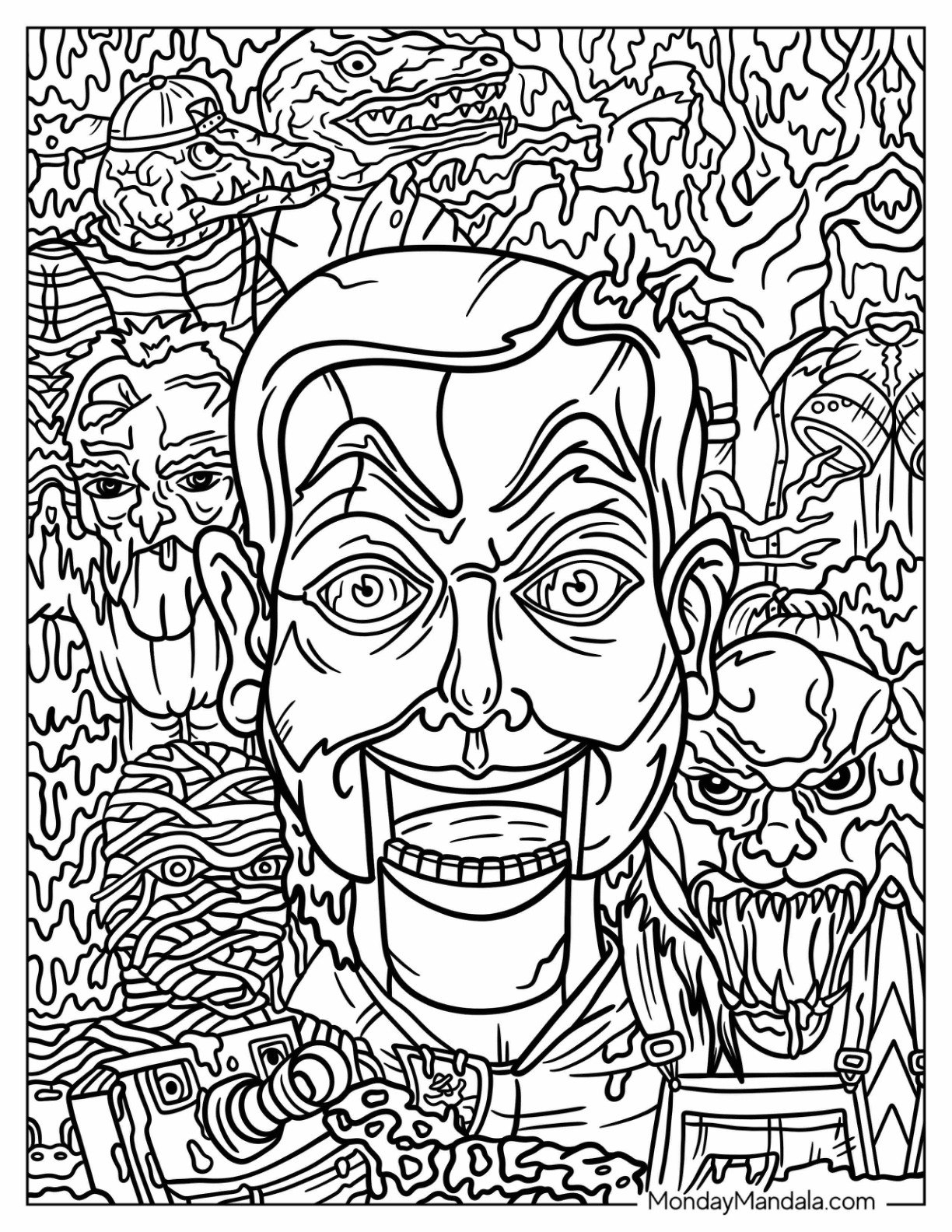 Printable Image Of Slappy From Goosebumps