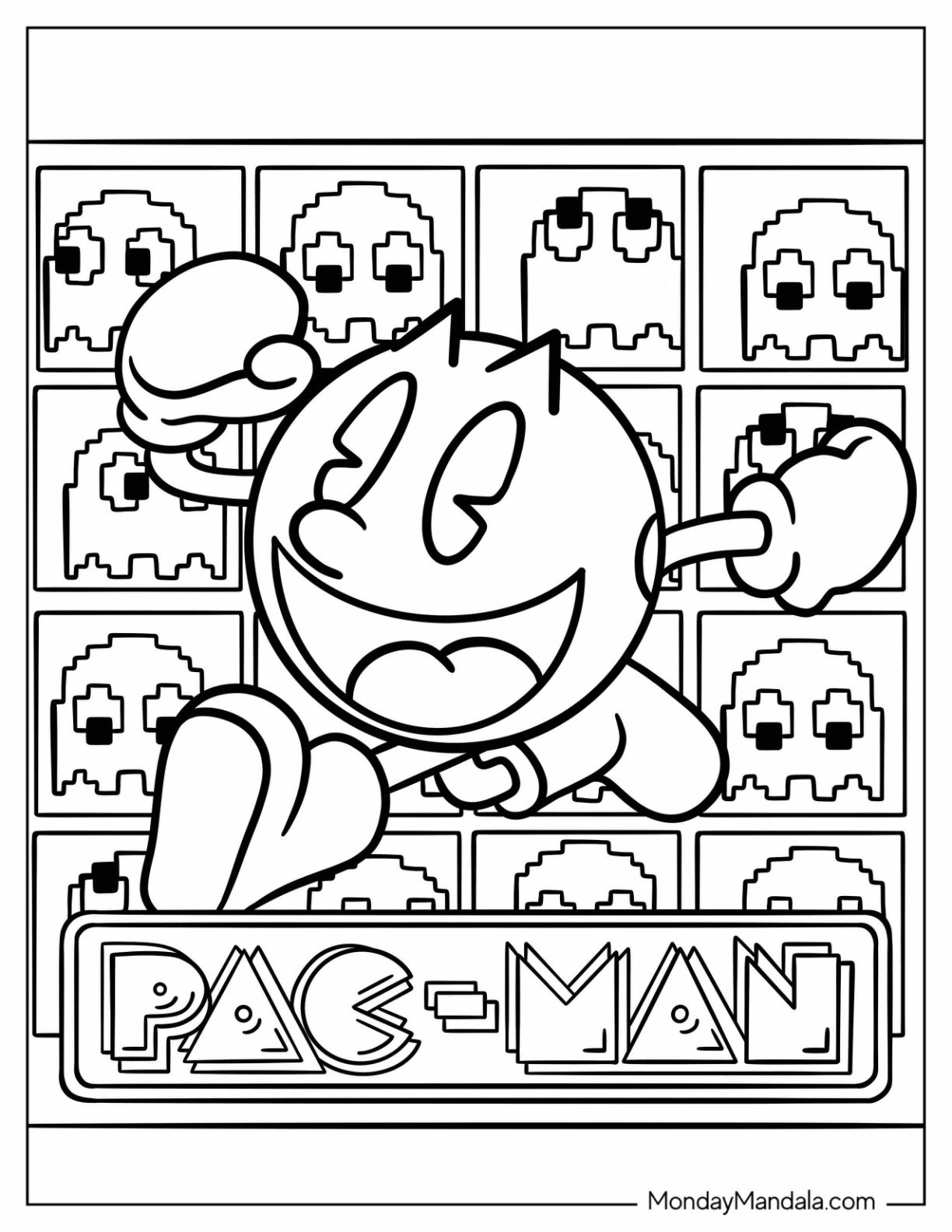 Pac Man Image Free Printable