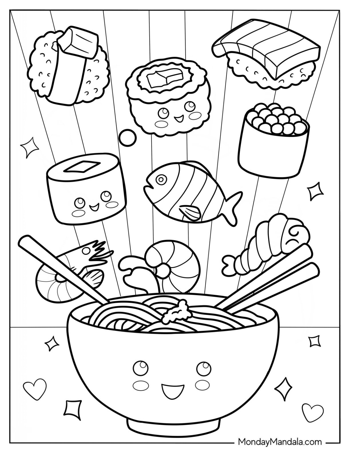 Free, Printable Images Of Sushi