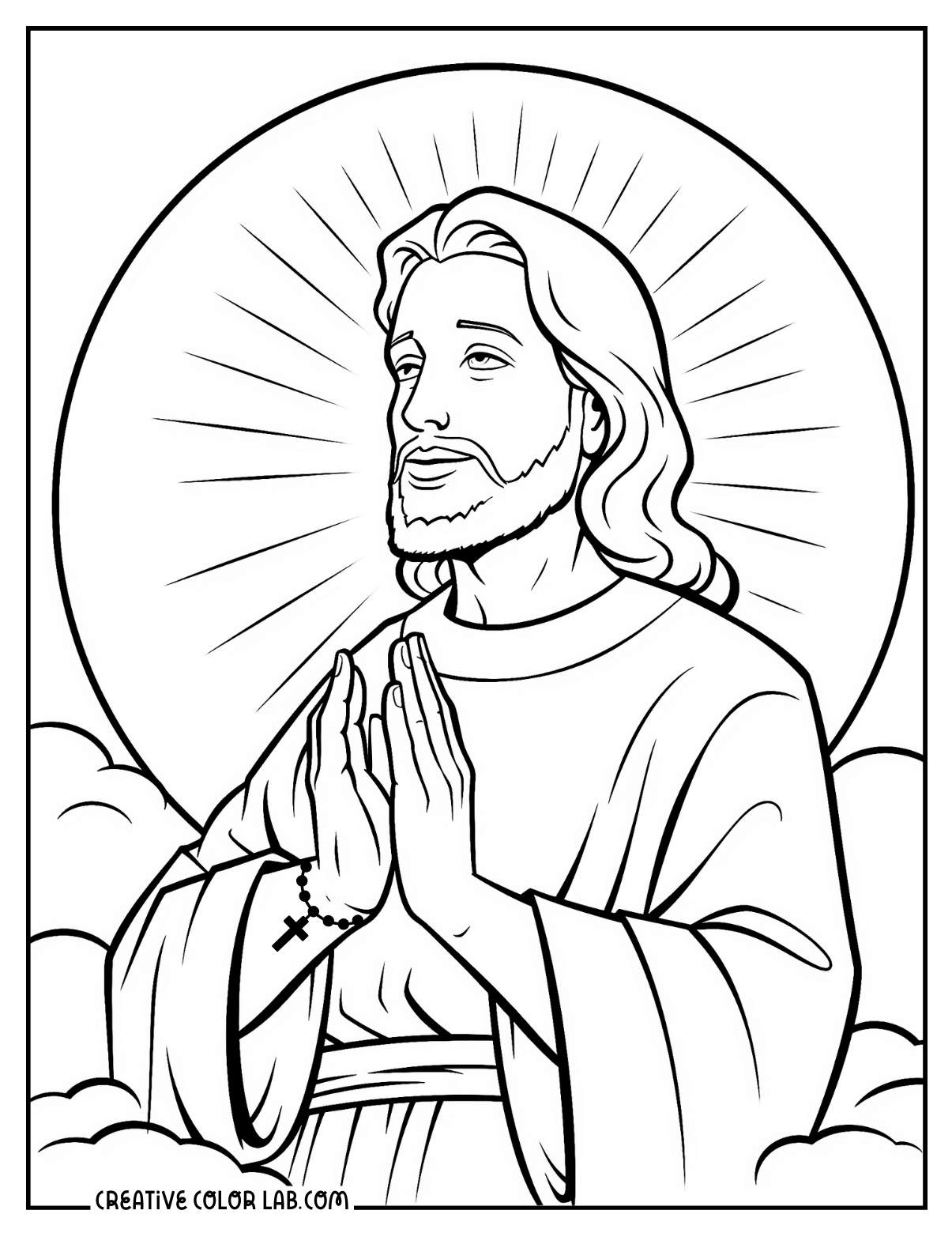 24 Jesus Coloring Pages Free PDF Printables