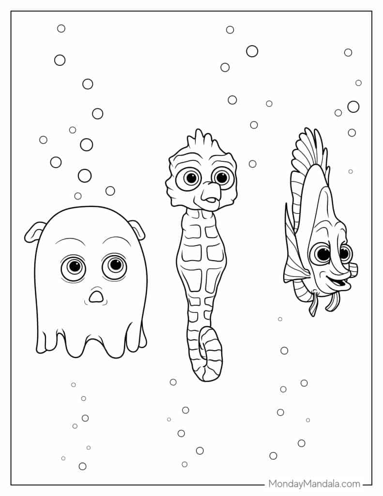 Printable Images Of Nemo Characters