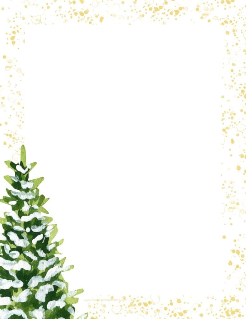 Free Printable Christmas Borders Images