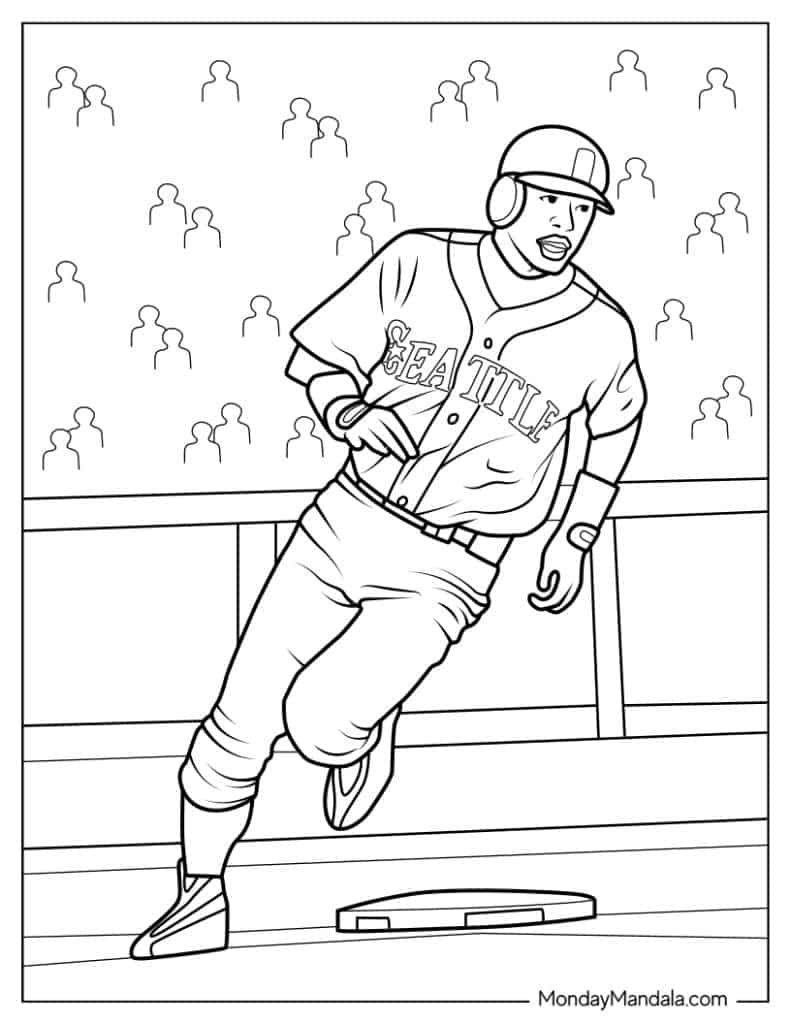 35 Baseball Coloring Pages Free PDF Printables 