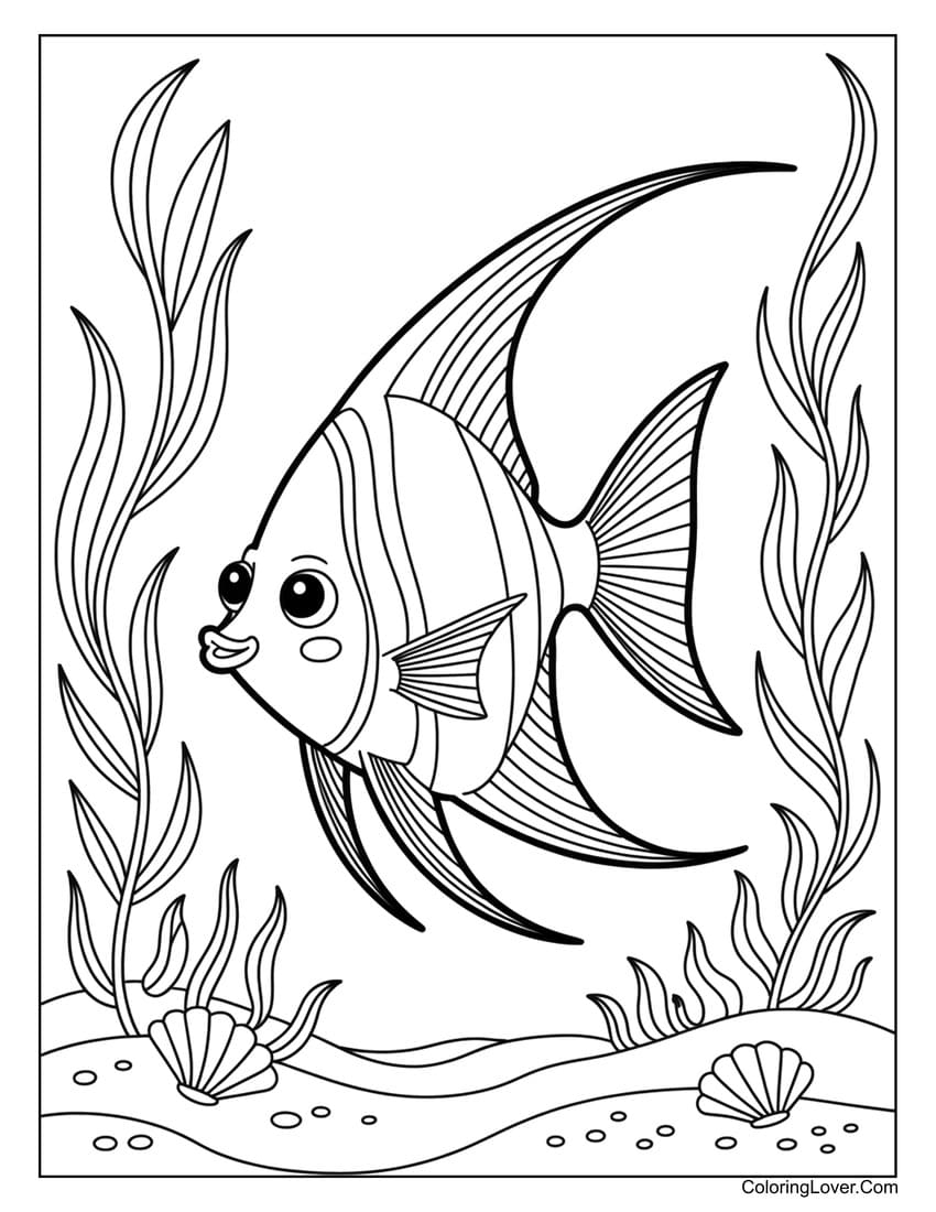 42 Fish Coloring Pages Free Printables For All Ages 