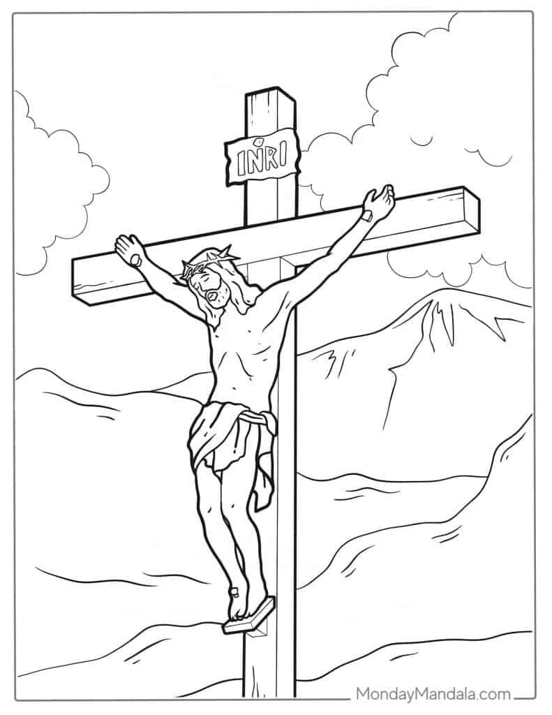 49 Jesus Coloring Pages Free PDF Printables 