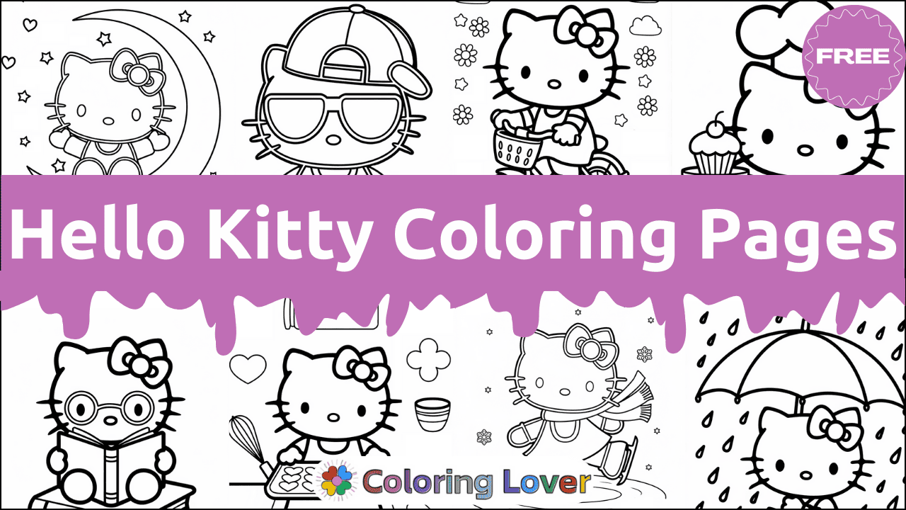 67 Hello Kitty Coloring Pages Free Printables For All Ages 