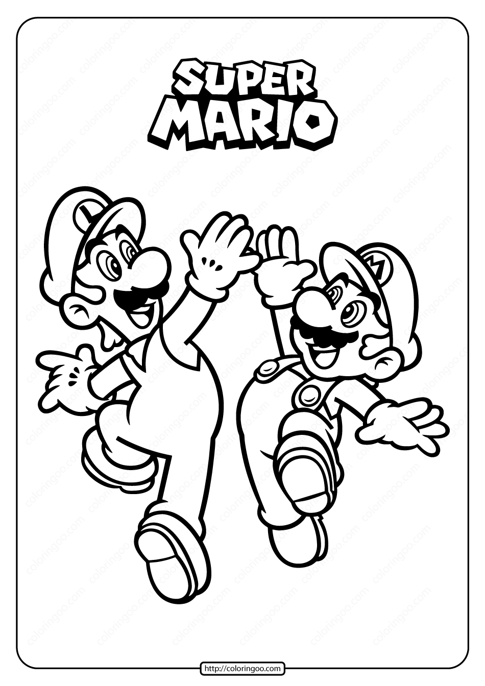 Super Mario Printable Images
