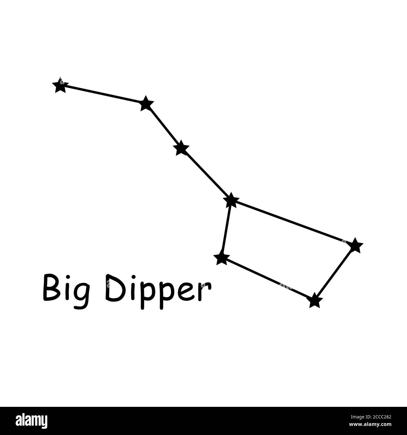 Big Dipper Constellation Black And White Stock Photos Images Alamy