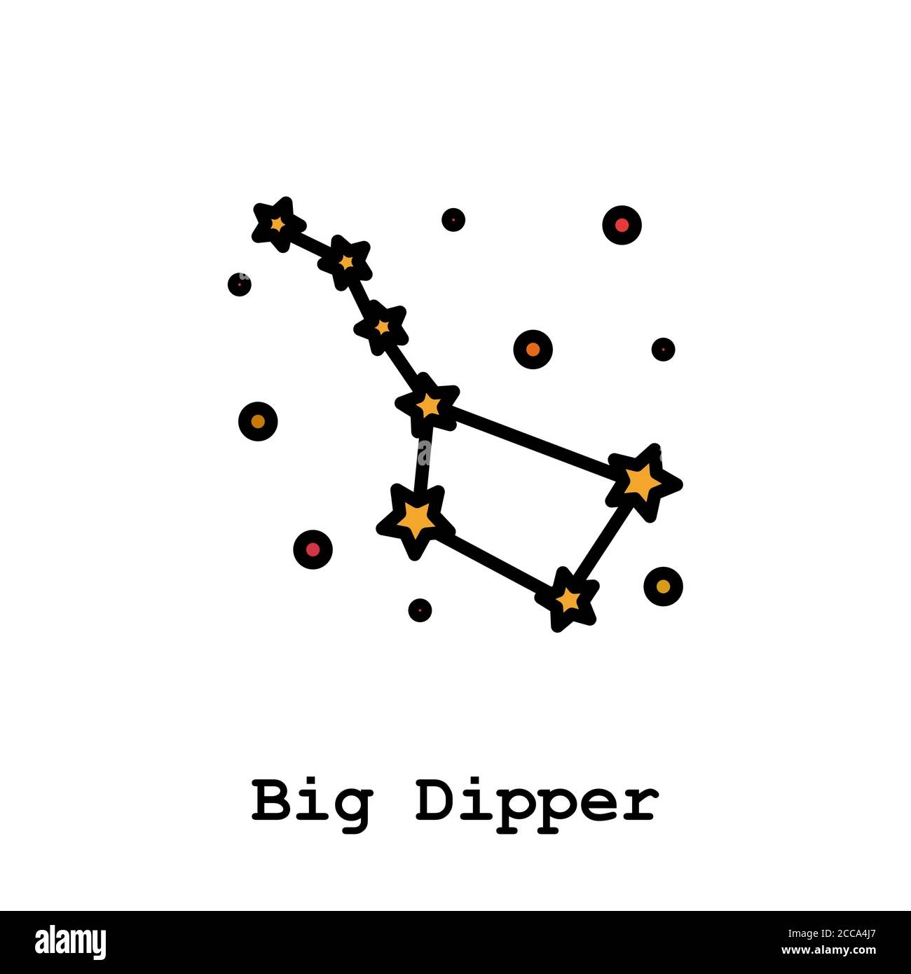 Big Dipper Star Stock Vector Images Alamy