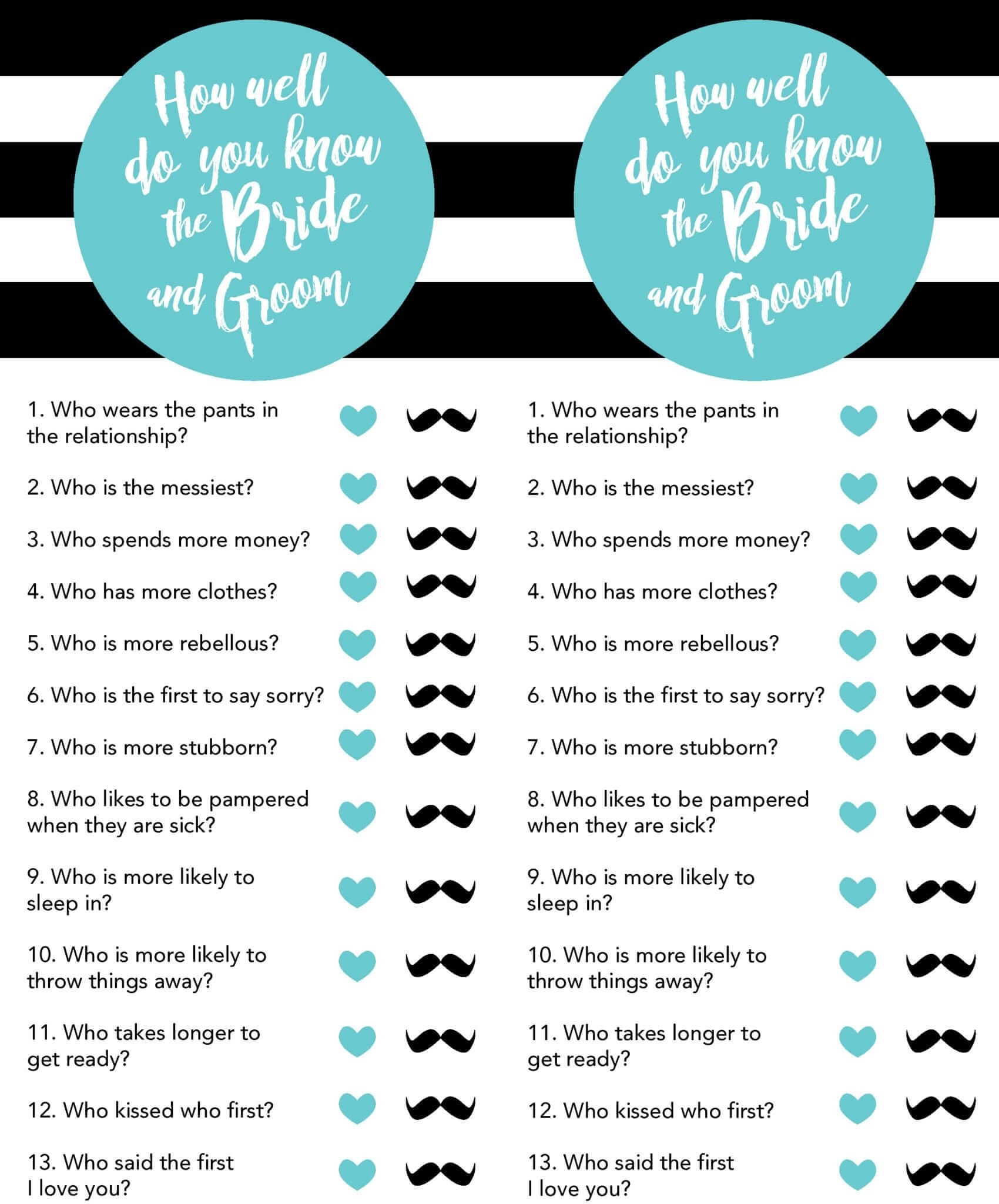 Bridal Shower Free Printable Images