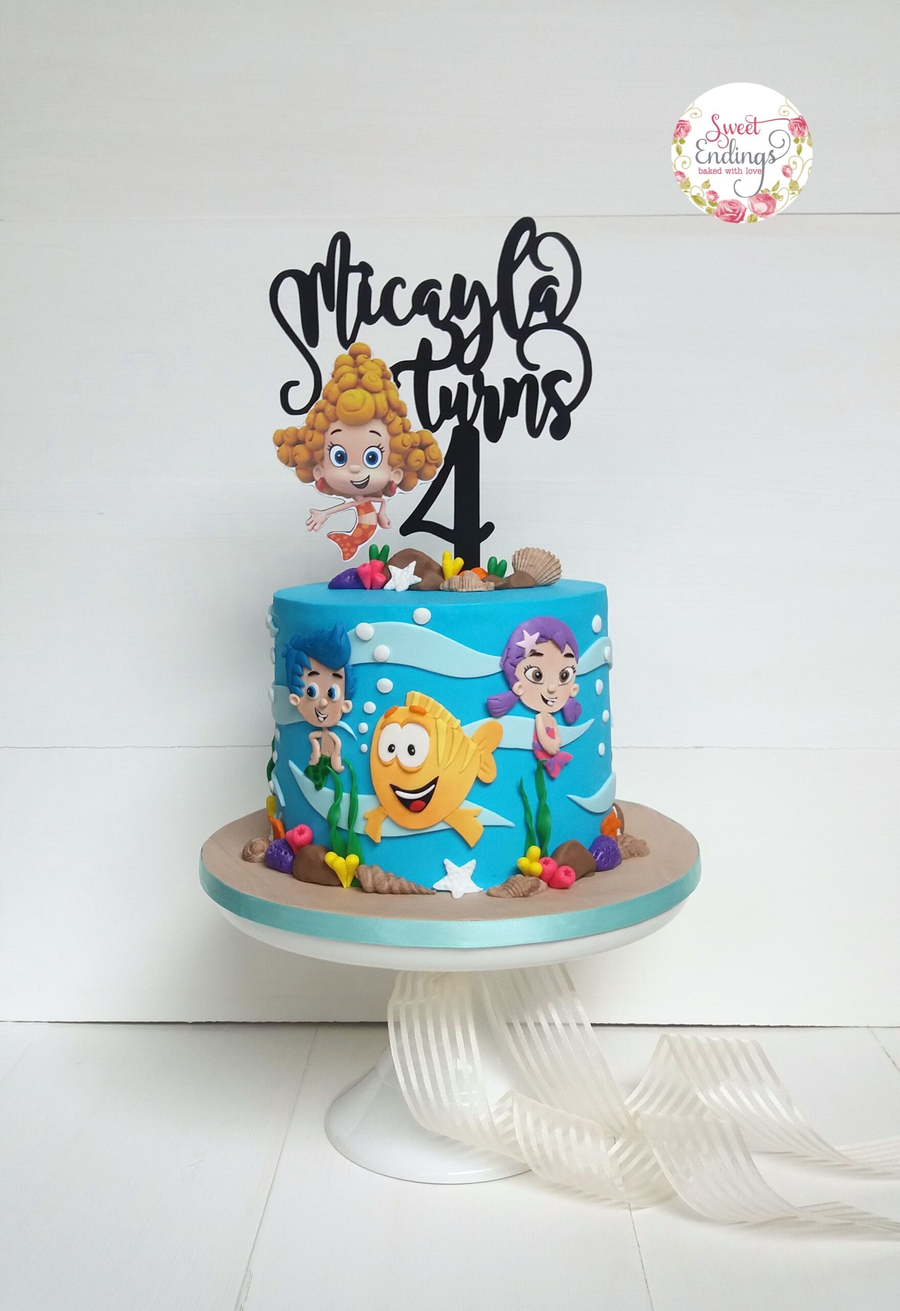Bubble Guppies Love Incorporating 2D Designs On The Side 