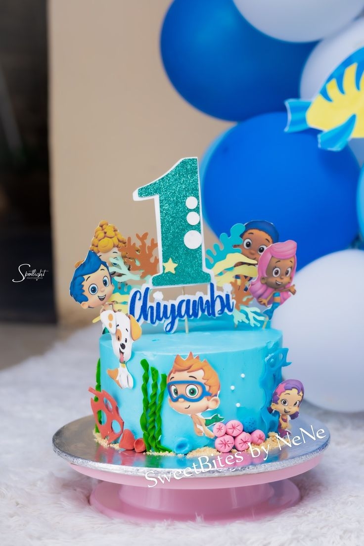 Bubble Guppy Cake