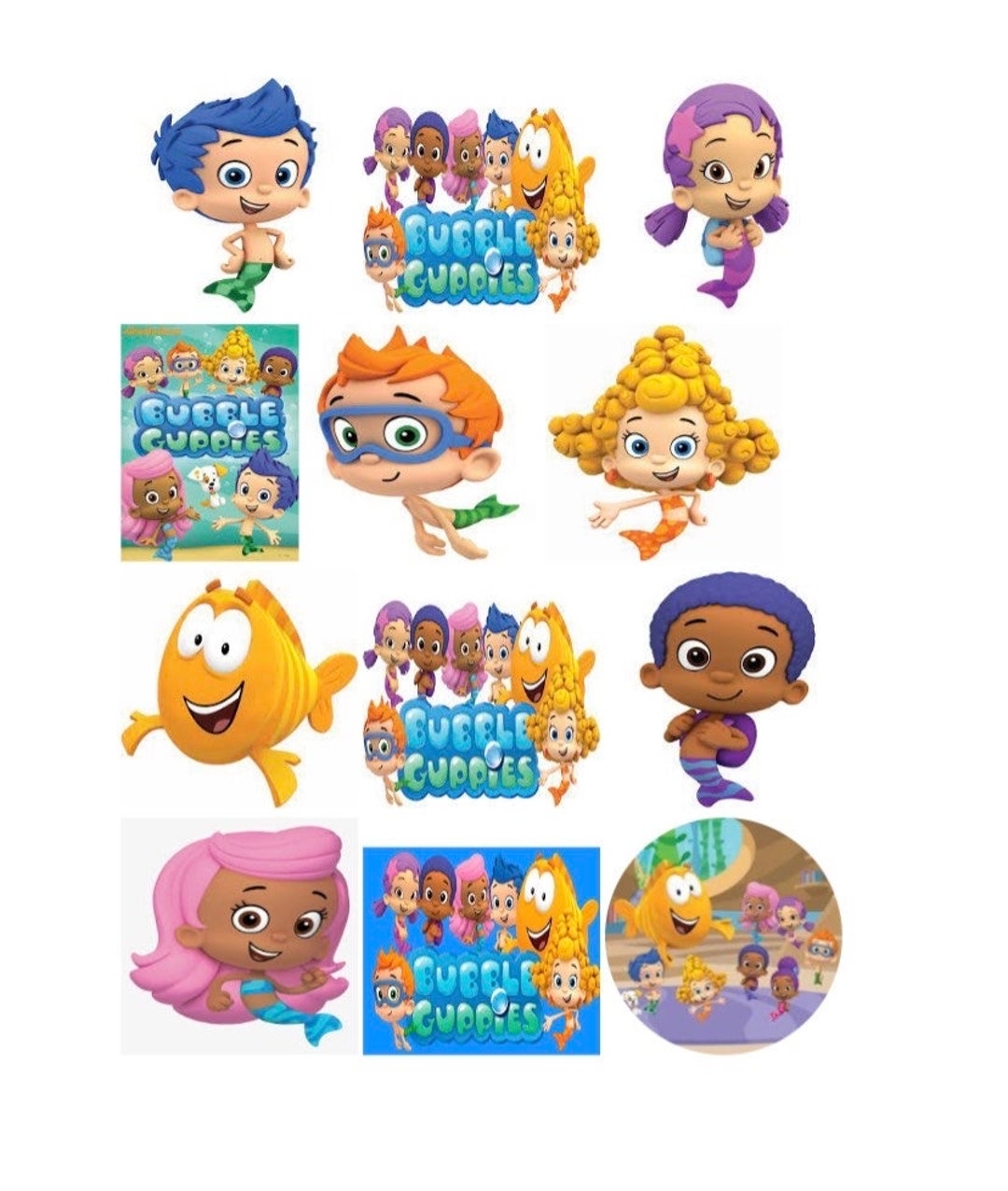 Free Bubble Guppy Cake Images Printable