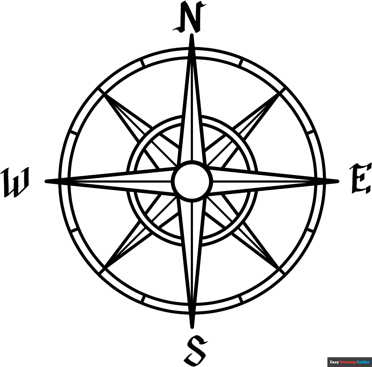 Compass Rose Images Free Printable