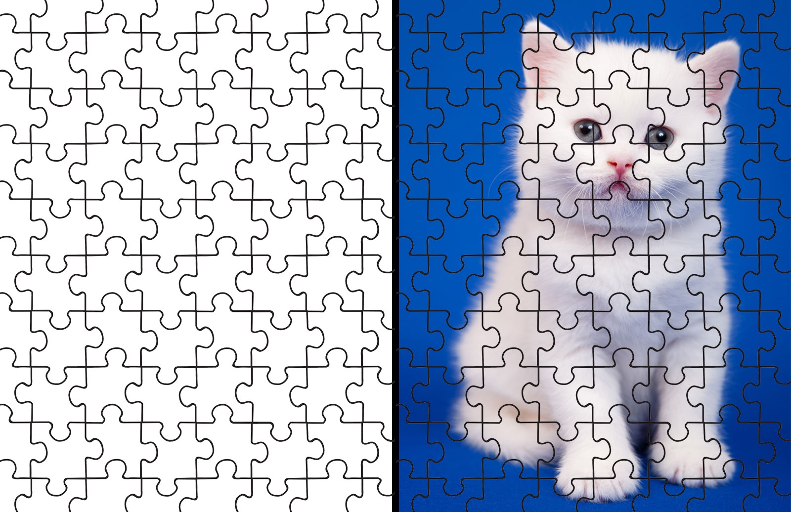 Printable Image On A Puzzle Pieces
