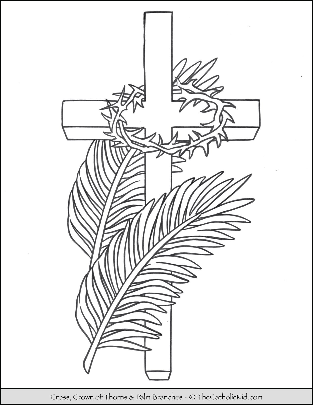 Printable Image Of A Thorn Crown