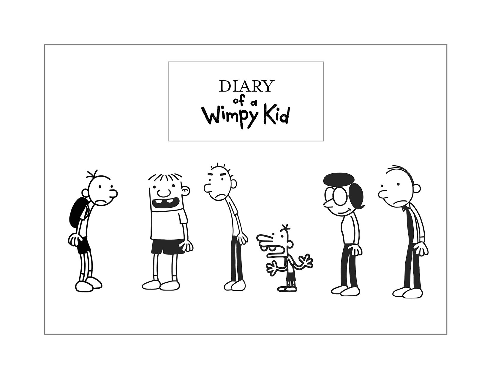Diary Of A Wimpy Kid Printable Images