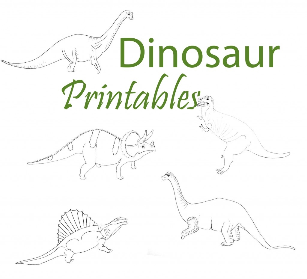 Printable Images Of Dinosaurs To Paint