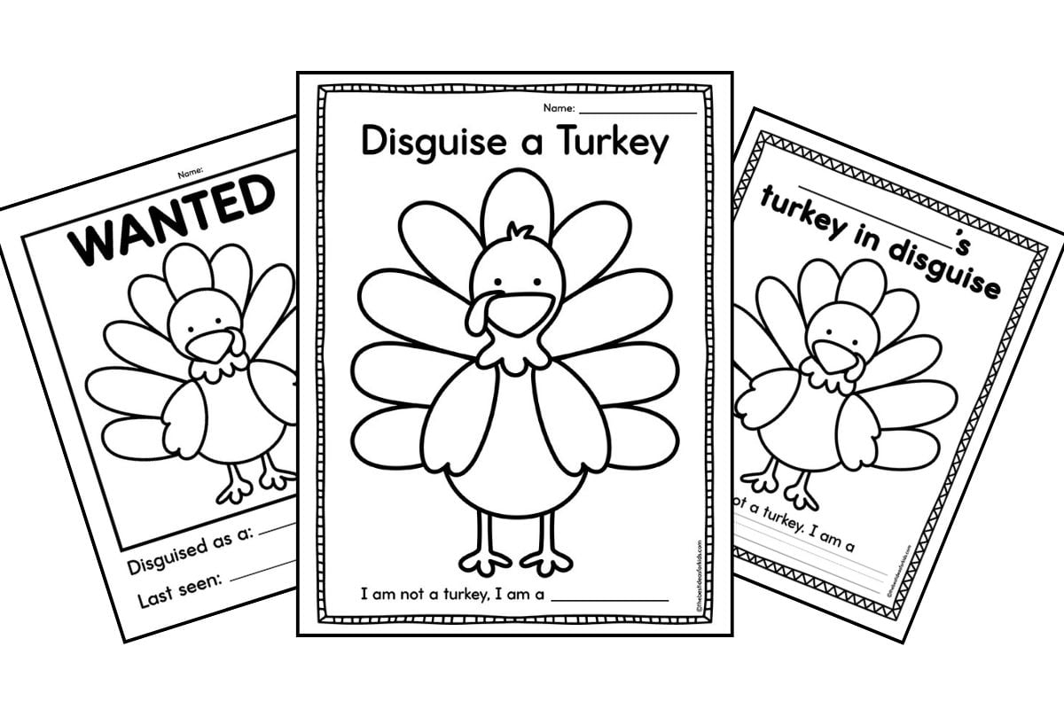 Turkey In Disguise Images Printable