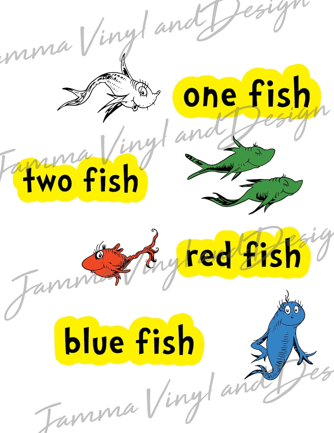 One Fish Two Fish Printable Images