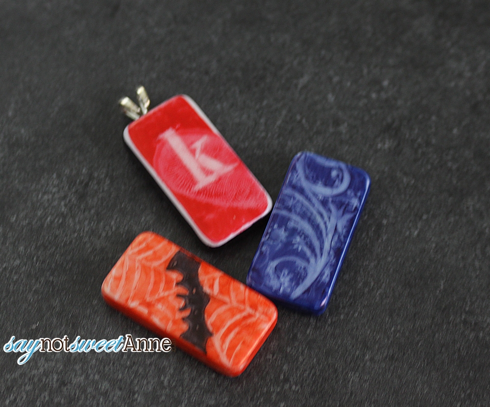 Easy DIY Domino Necklace Sweet Anne Designs