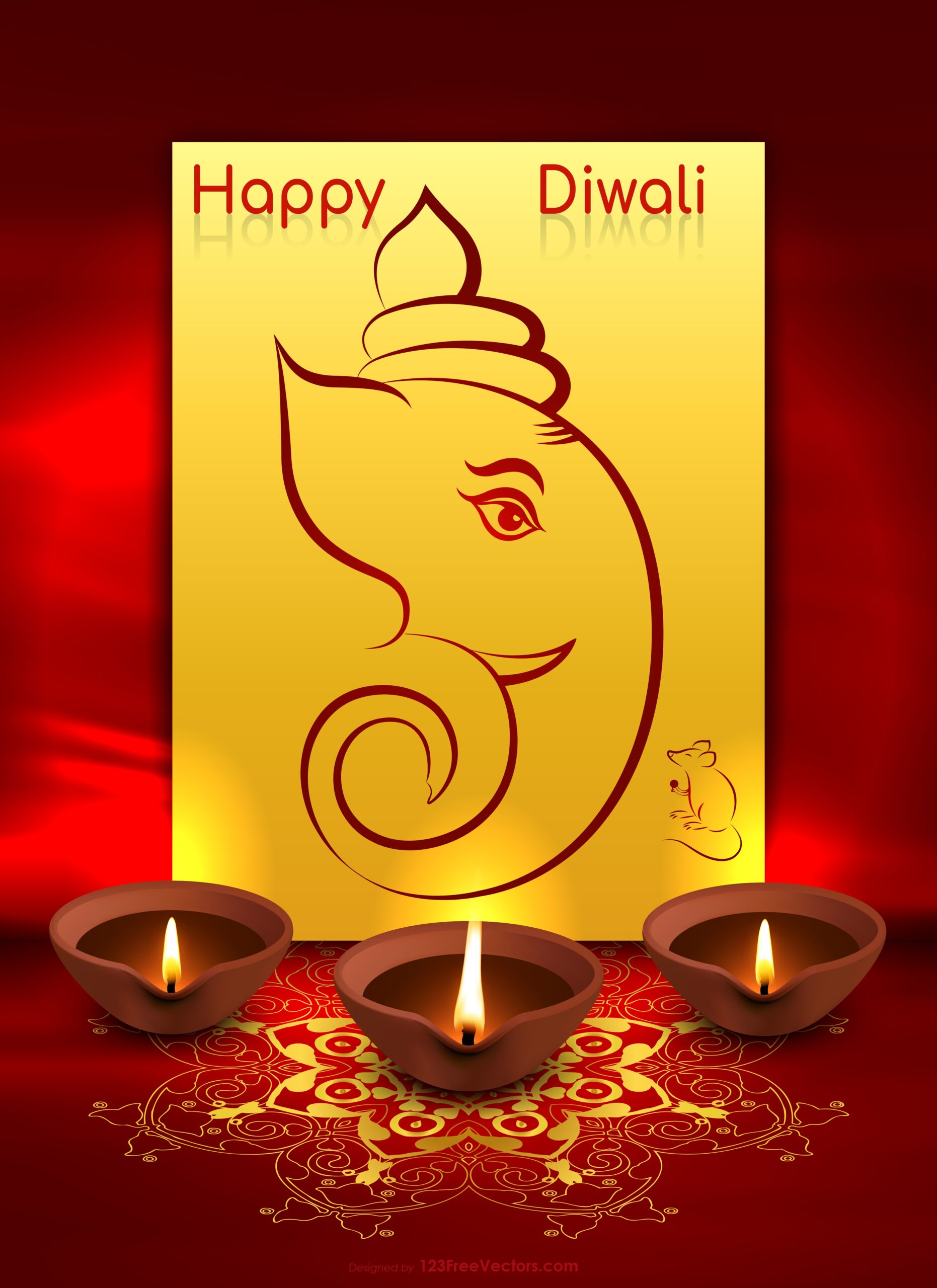 Diwali Printable Images With Ganesh