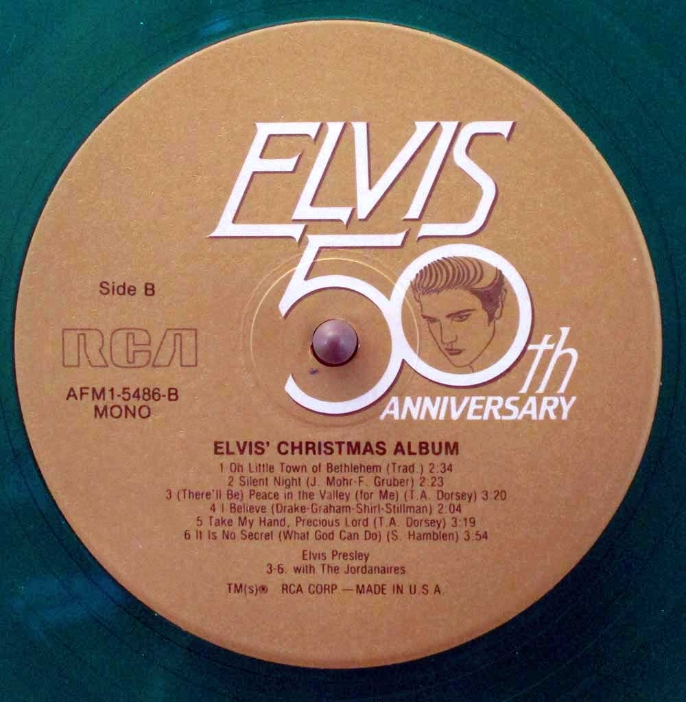 Elvis Presley Christmas Album Limited U S Green Vinyl LP