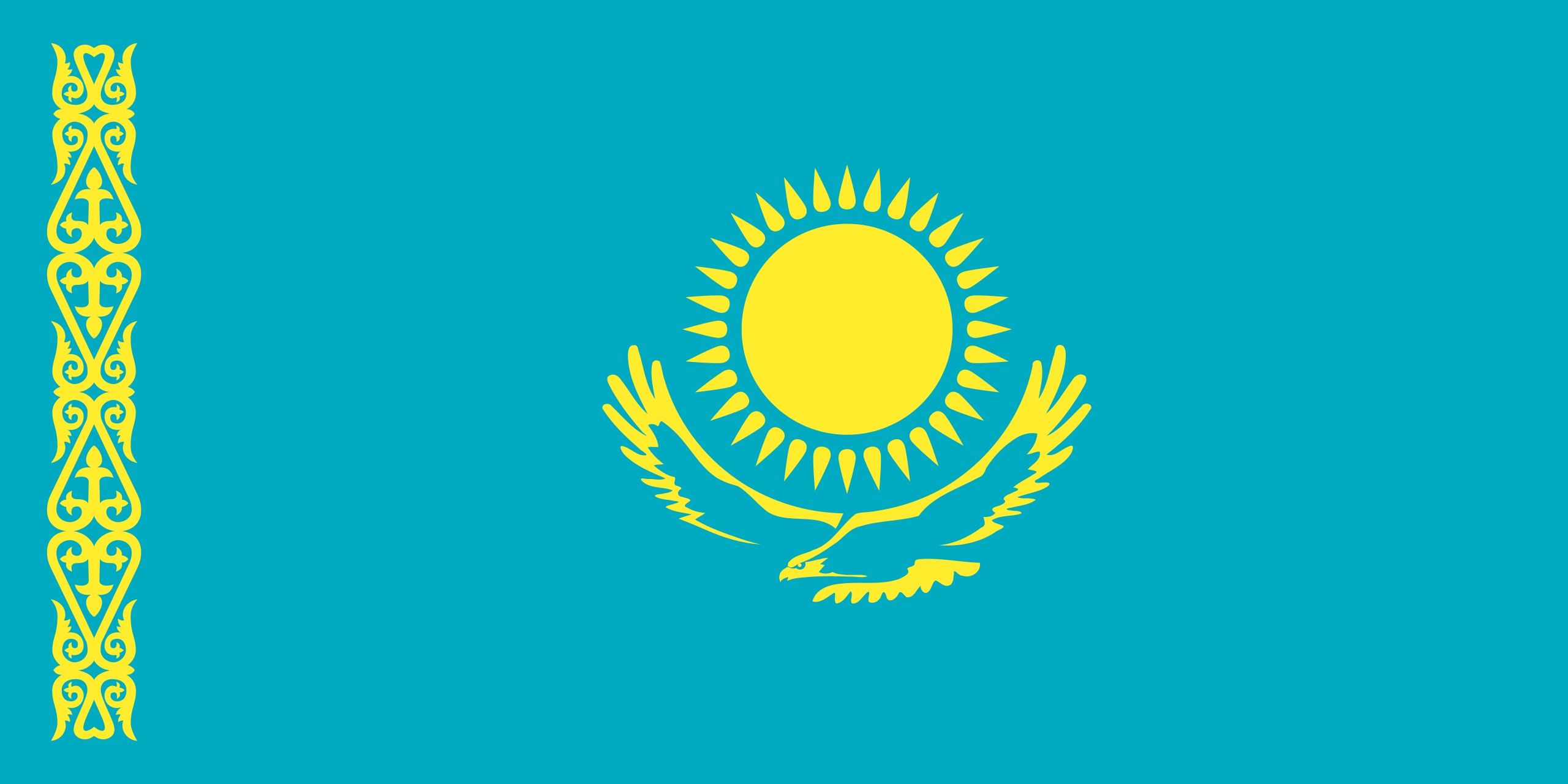 File Flag Of Kazakhstan svg Wikipedia