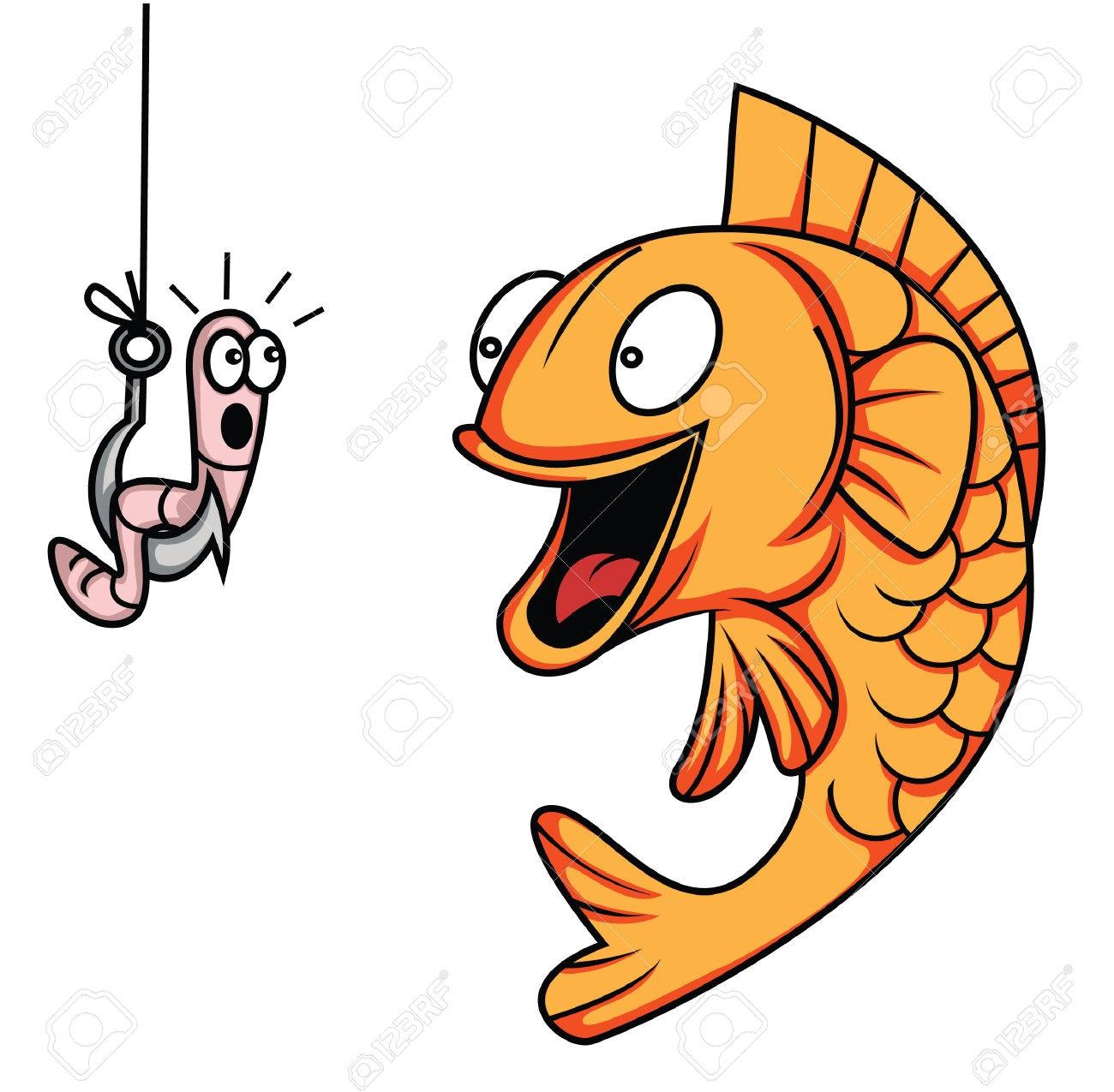 Fish Worm Royalty Free SVG Cliparts Vectors And Stock Illustration Image 24116158 