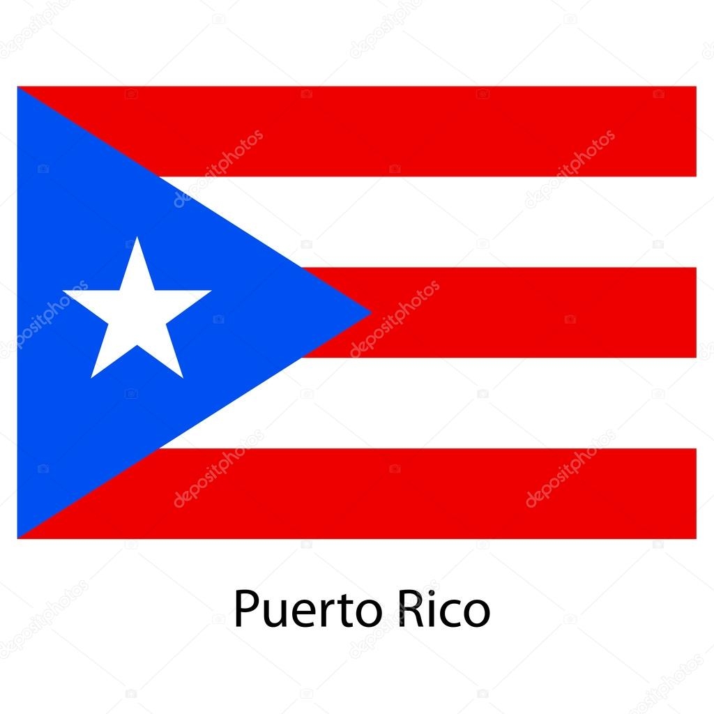 Flag Of The Country Puerto Rico Vector Illustration Stock Vector By aarrows 54941595
