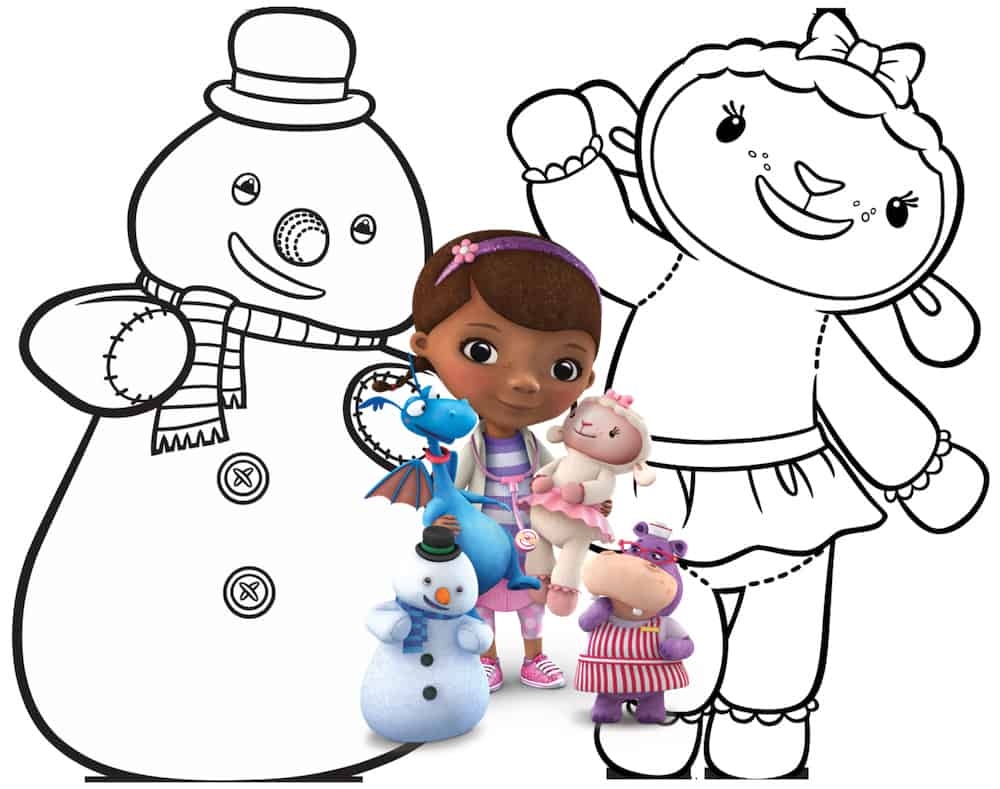 Doc Mcstuffins With Baby Free Printable Images