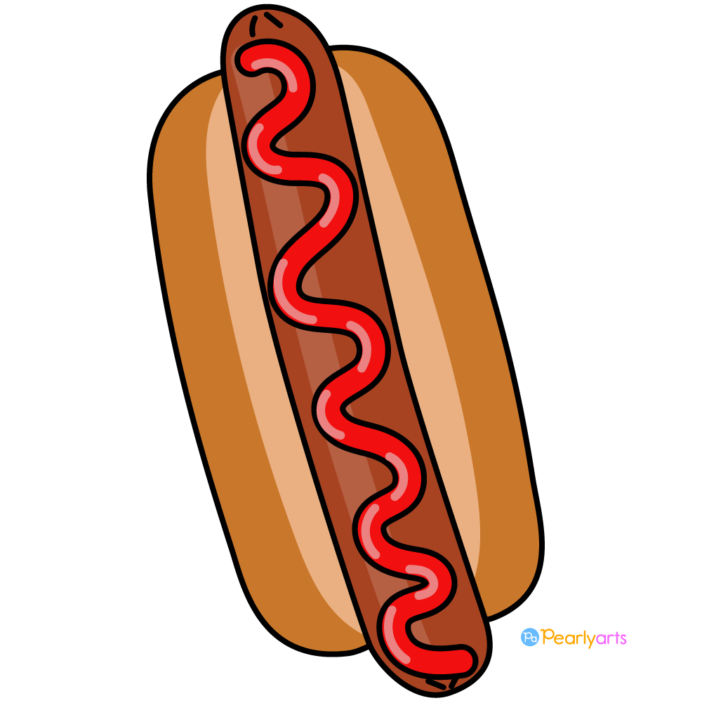 FREE Hot Dog Clipart Royalty free Pearly Arts