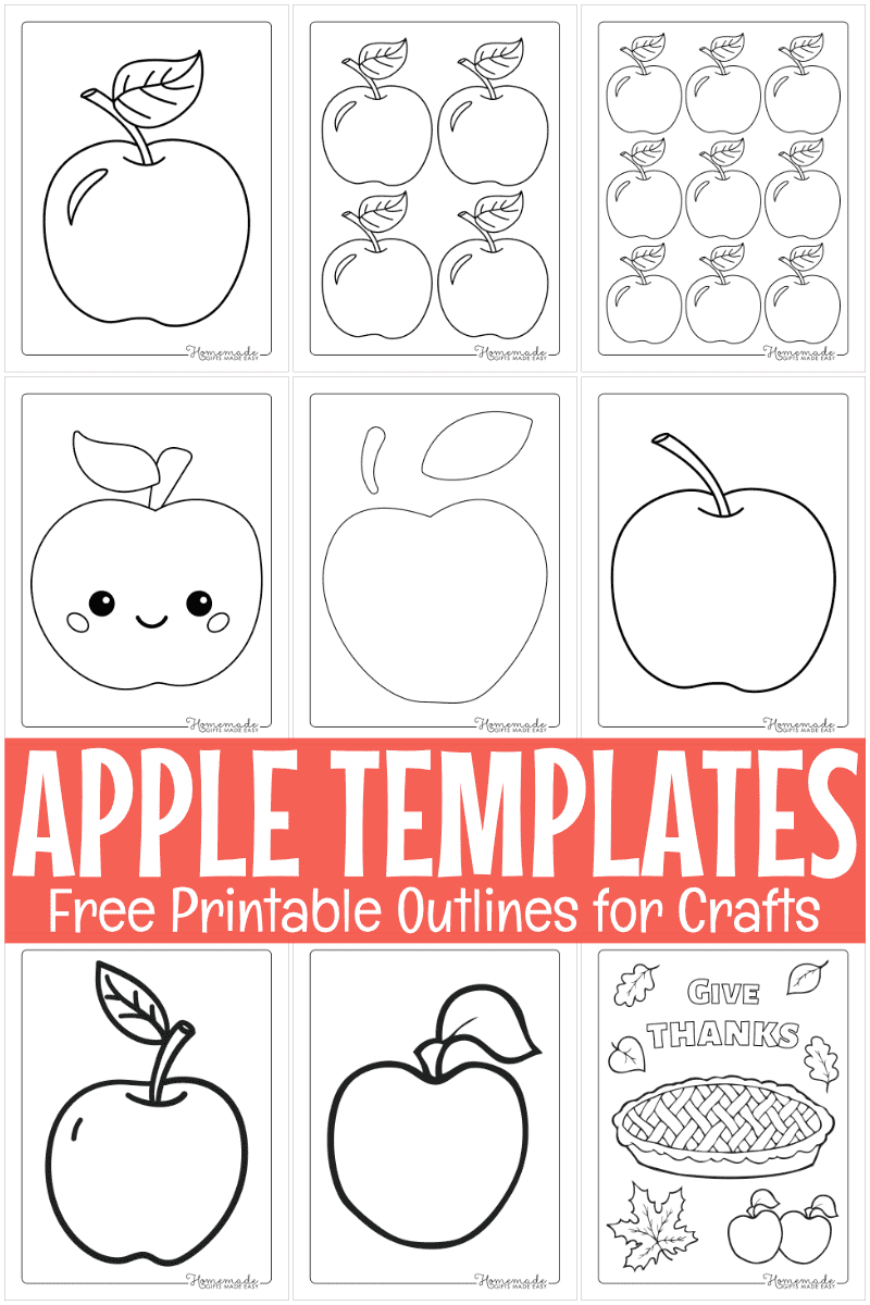 Printable Images Of Apples