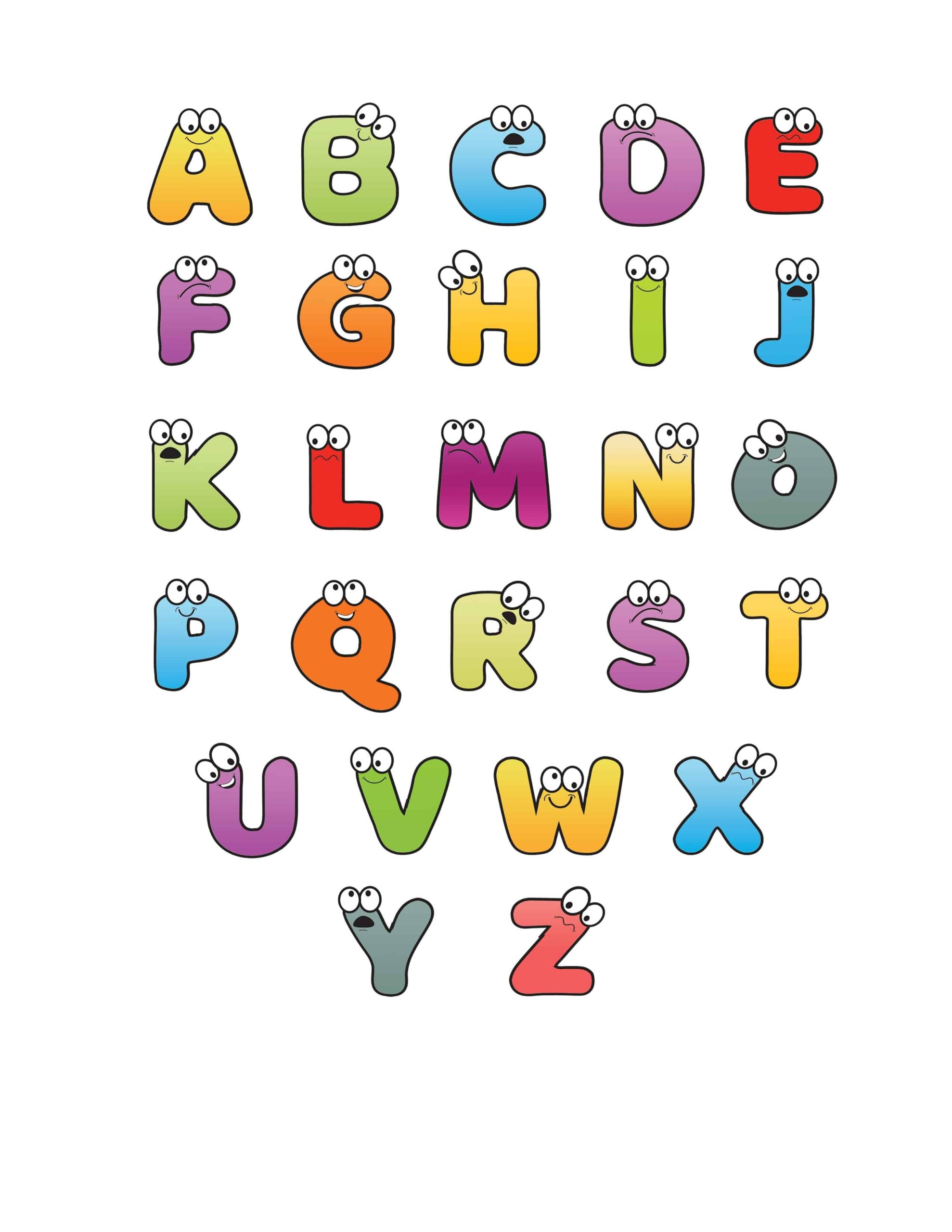 Alphabet Images Printable