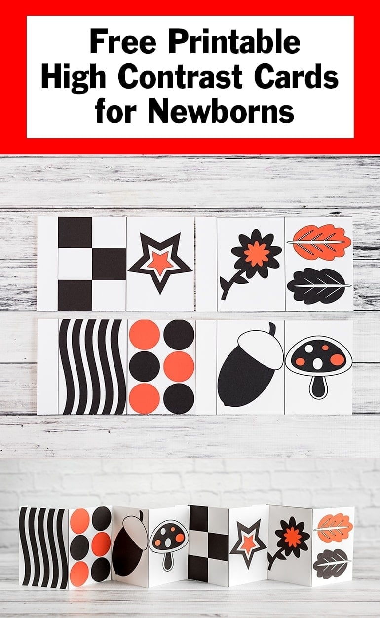 Free Printable High Contrast Cards For Newborns The Artisan Life
