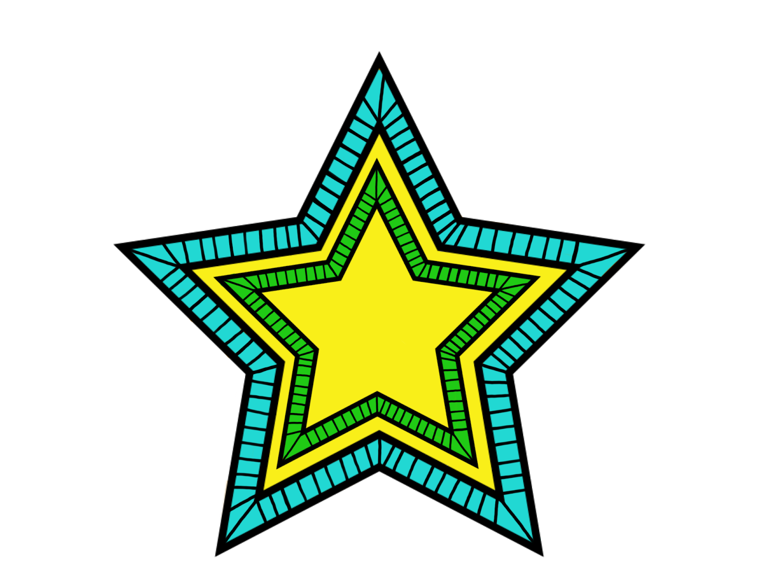 Free Printable Images Of Stars Colored