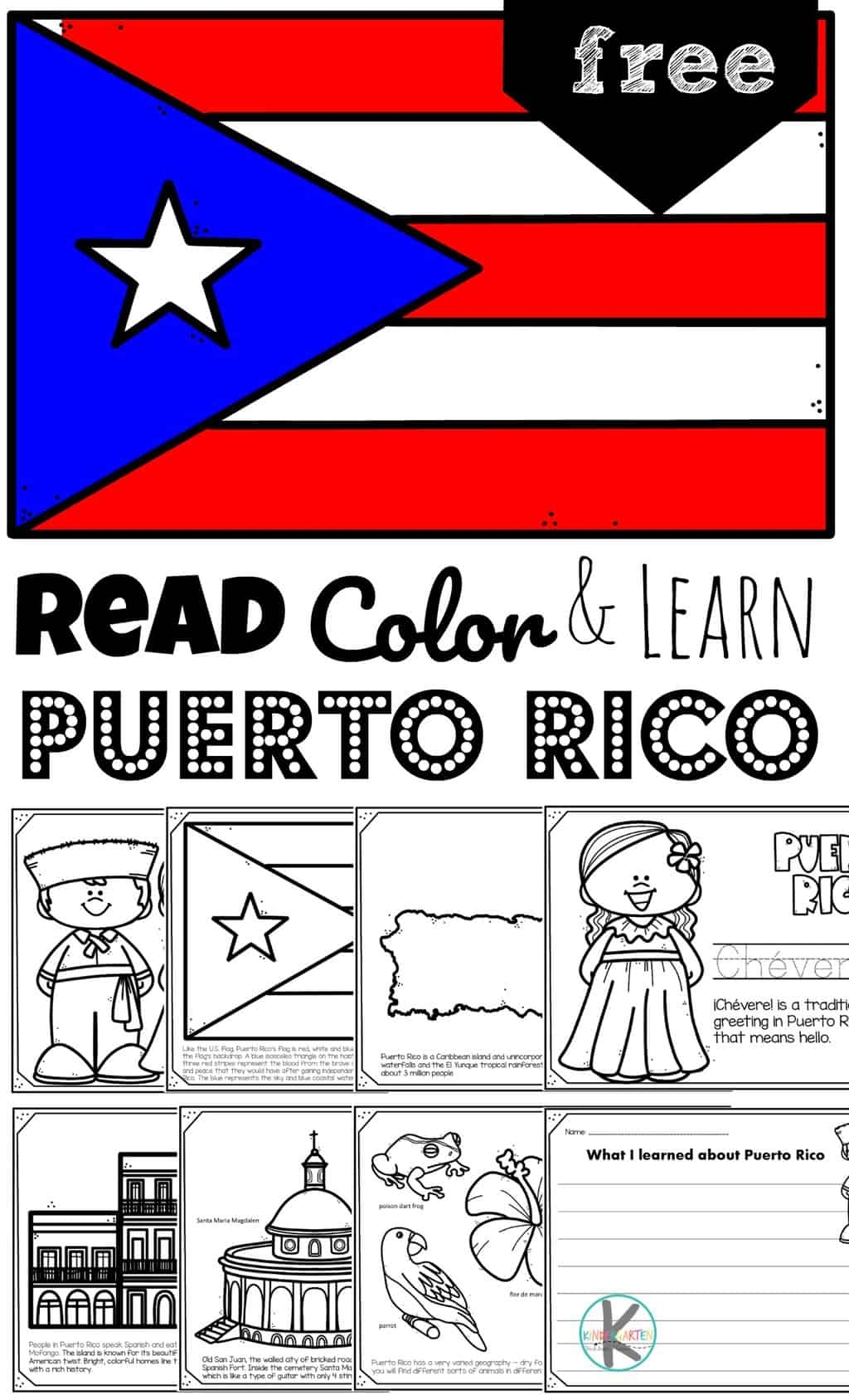 Printable Puerto Rican Flag Images