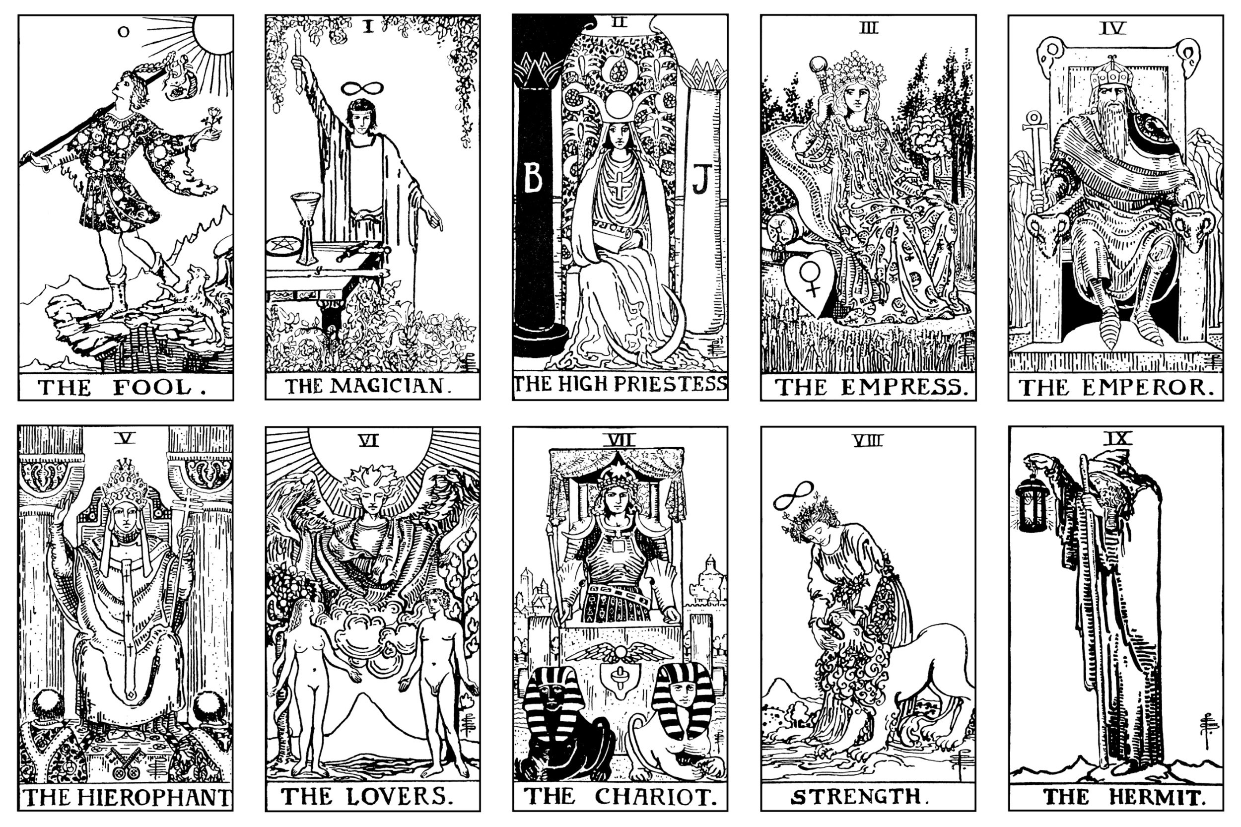 Free To Use Printable Tarot Images