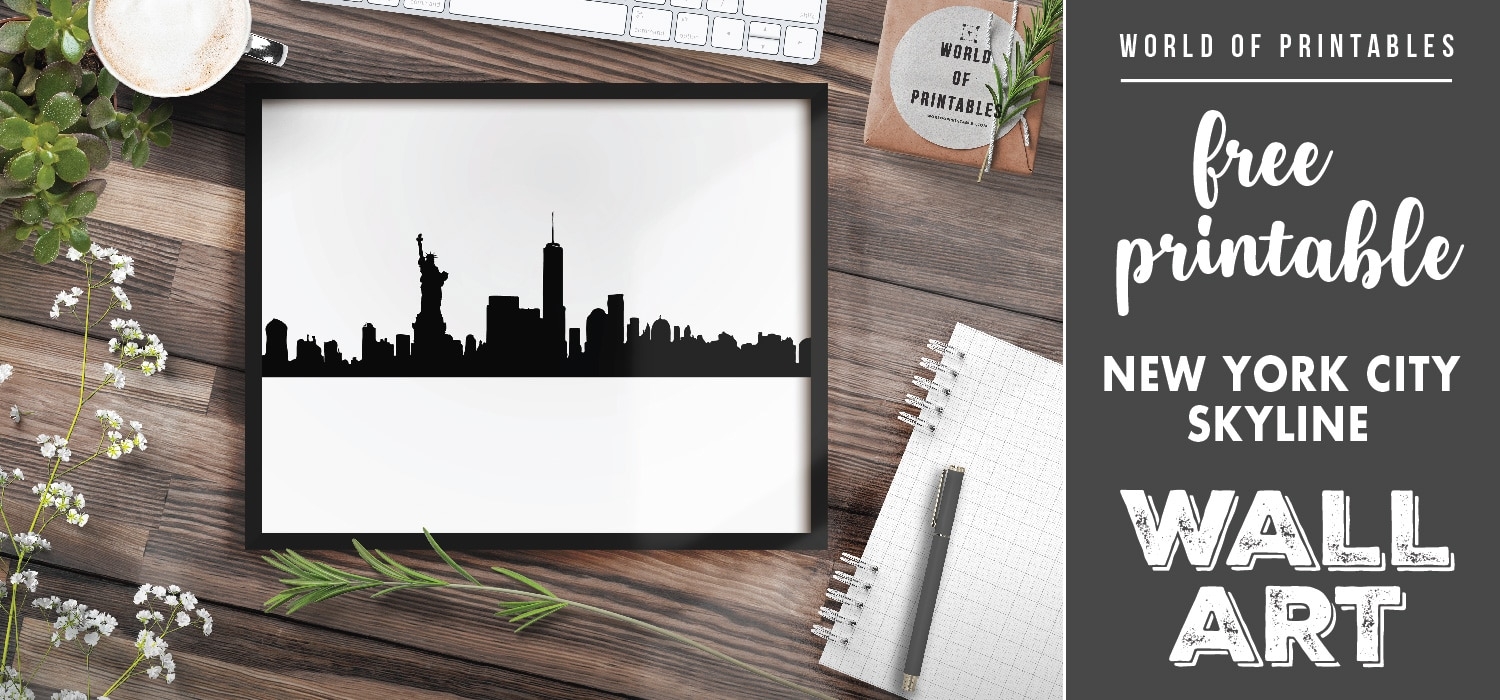 Free Printable Image New York Skyline