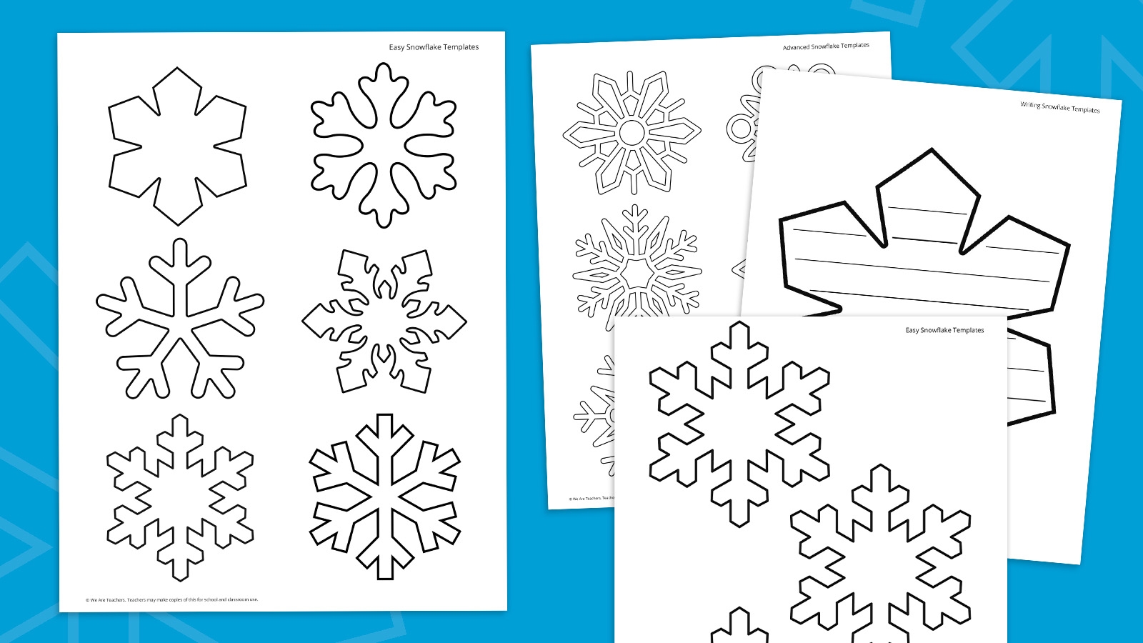 Printable Images Of Snowflakes