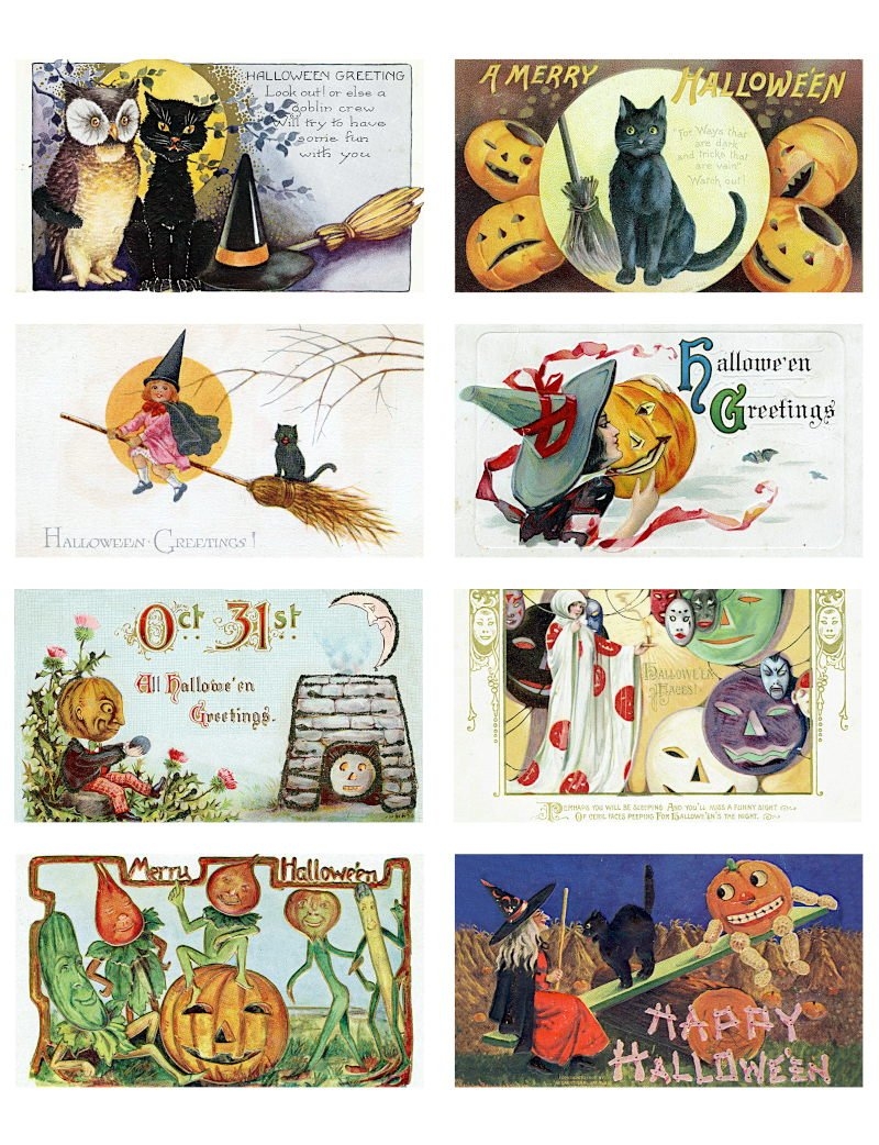 Free Printable Vintage Halloween Images