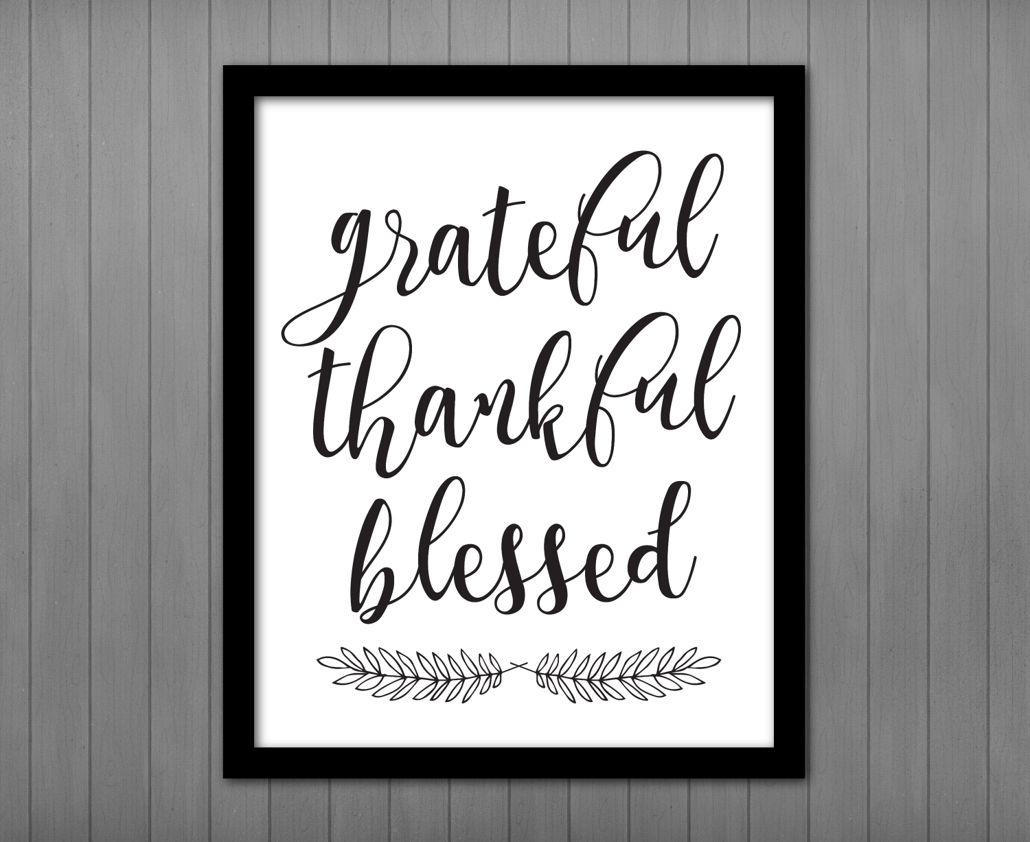 Grateful Thankful Blessed Printable Printables By Cottonwood Whispers