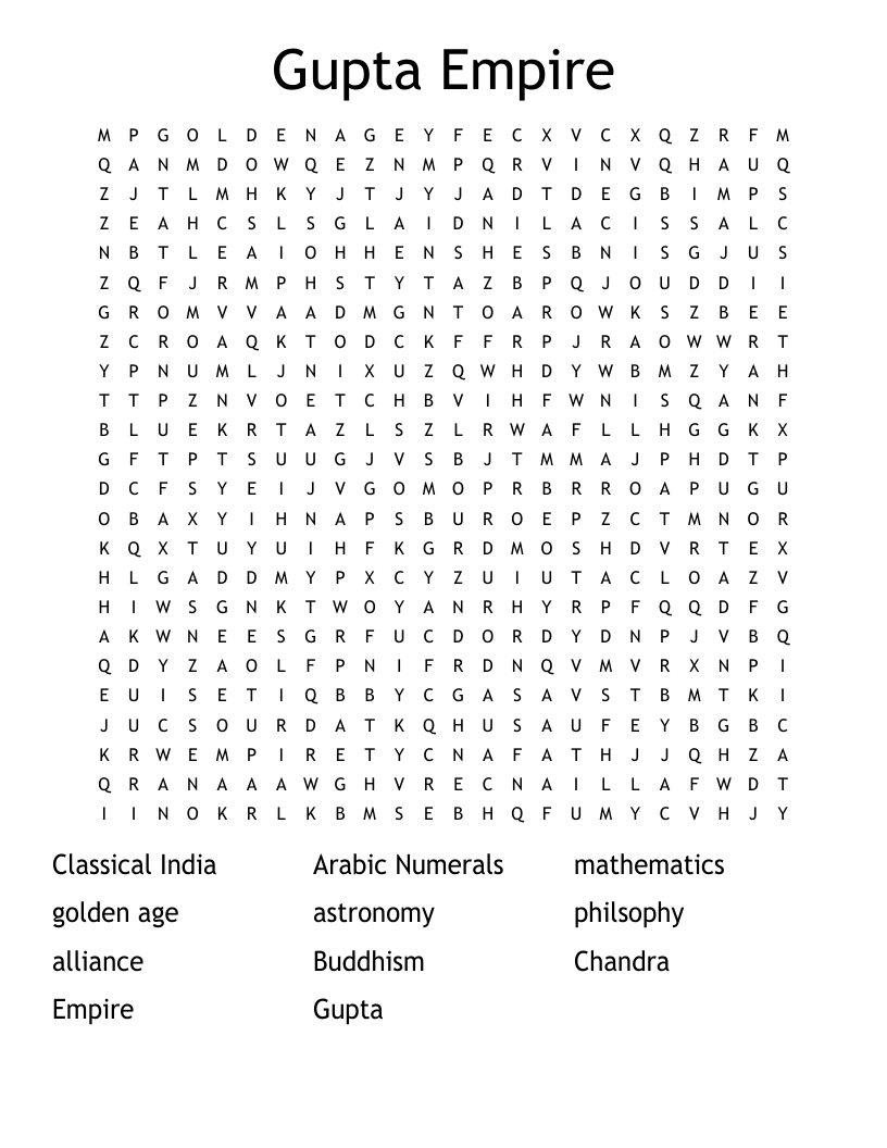 Printable Images Of Gupta Empire